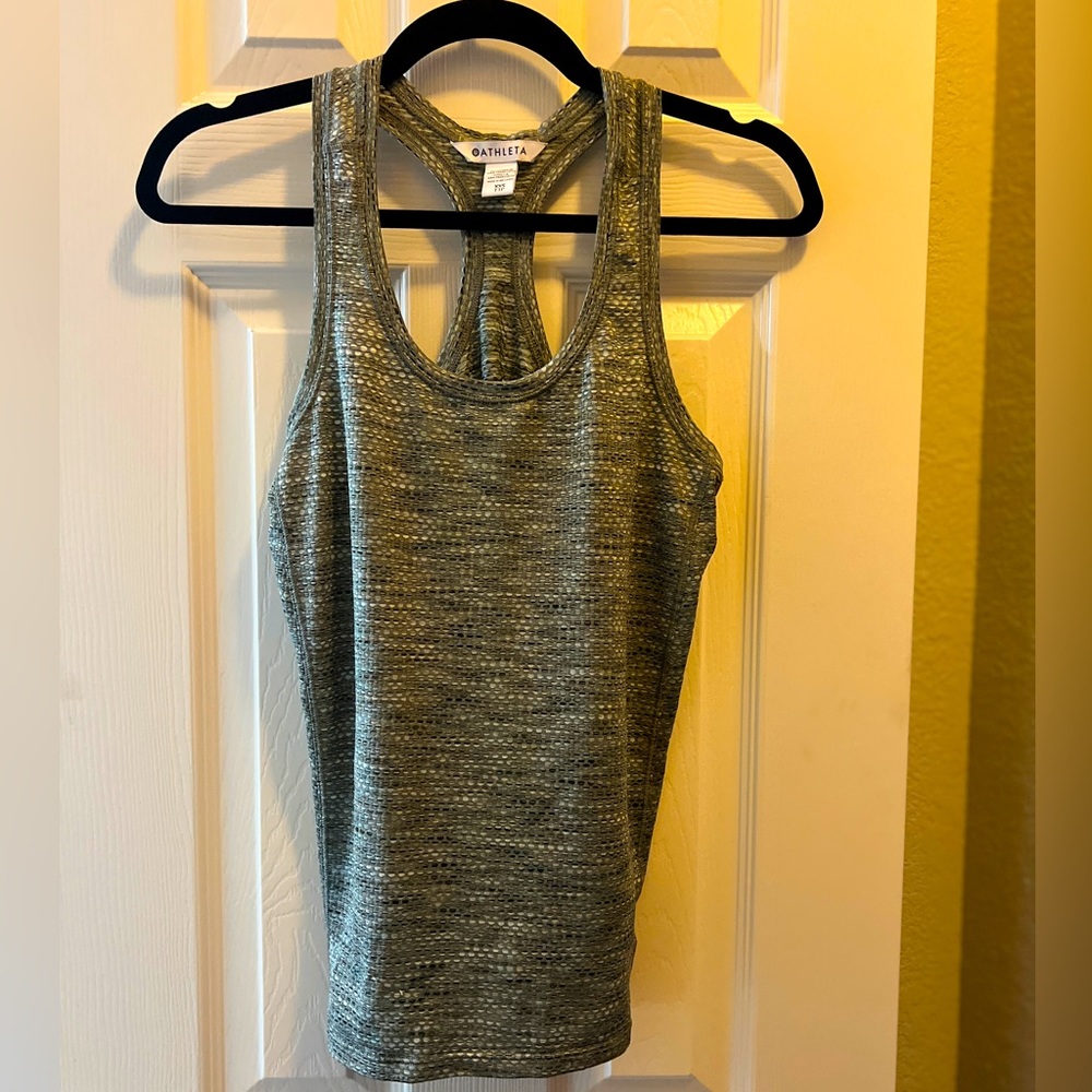 Athleta Tank Top Sz XXS Greens